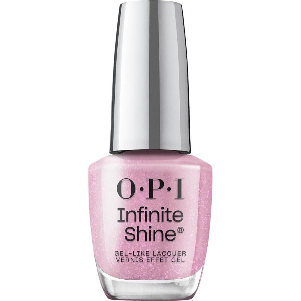 imageOPI Infinite Shine Nail Polish  Pinks amp Purples  Gellike Wear amp Shine  Vegan Long Lasting Streak FreeTime Will Pastel