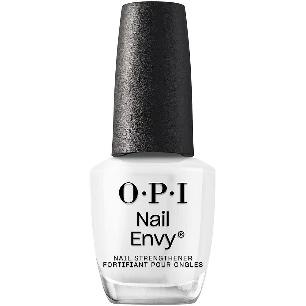 imageOPI Nail Envy Nail Strengthener Clear amp Opaque Crme Nail Polish Treatment Strengthen Weak amp Thin NailsAlpine Snow
