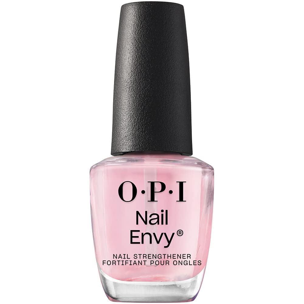 imageOPI Nail Envy Nail Strengthener Clear amp Opaque Crme Nail Polish Treatment Strengthen Weak amp Thin NailsPink to Envy