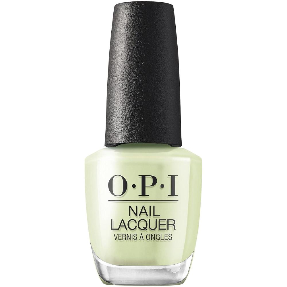 imageOPI Nail Lacquer Classic Nail Polish Colors Blue amp Green Shades Crme Shimmer and Glitter Chip Resistant NailPolish Fast Drying Streakfree Formula 05 Fl OzThe Pass is Always Greener Opaque Light Green