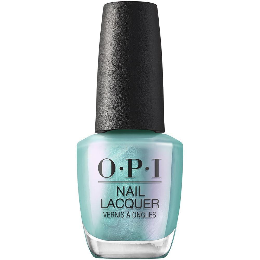 imageOPI Nail Lacquer Classic Nail Polish Colors  Blue amp Green Shades  Crme Shimmer and Glitter Chip Resistant NailPolish  Fast Drying Streakfree Formula  05 Fl OzPisces the Future  Sheer Soft Blue Pearl