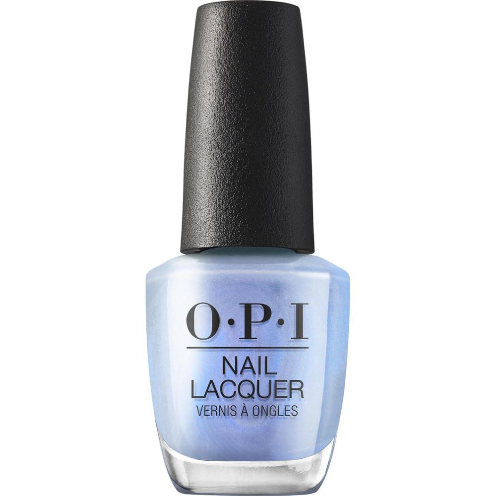imageOPI Nail Lacquer Classic Nail Polish Colors  Blue amp Green Shades  Crme Shimmer and Glitter Chip Resistant NailPolish  Fast Drying Streakfree Formula  05 Fl OzHappy Playce  Sheer Pastel Blue Shimmer
