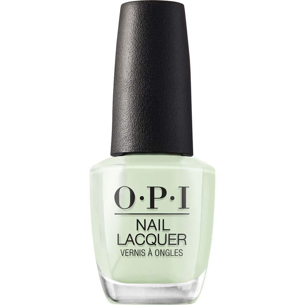 imageOPI Nail Lacquer Classic Nail Polish Colors Blue amp Green Shades Crme Shimmer and Glitter Chip Resistant NailPolish Fast Drying Streakfree Formula 05 Fl OzThats Hularious Opaque Soft Green