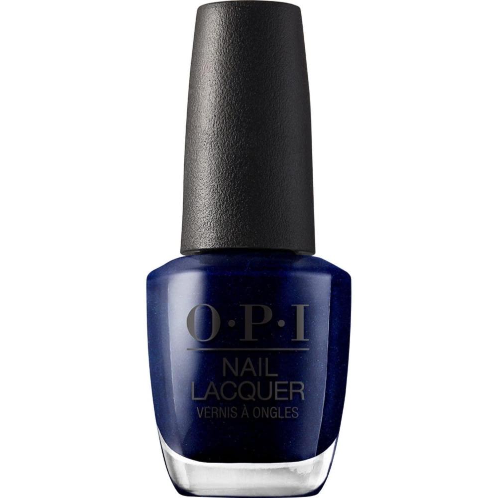 imageOPI Nail Lacquer Classic Nail Polish Colors  Blue amp Green Shades  Crme Shimmer and Glitter Chip Resistant NailPolish  Fast Drying Streakfree Formula  05 Fl OzYogata Get This Blue  Opaque Dark Blue Shimmer