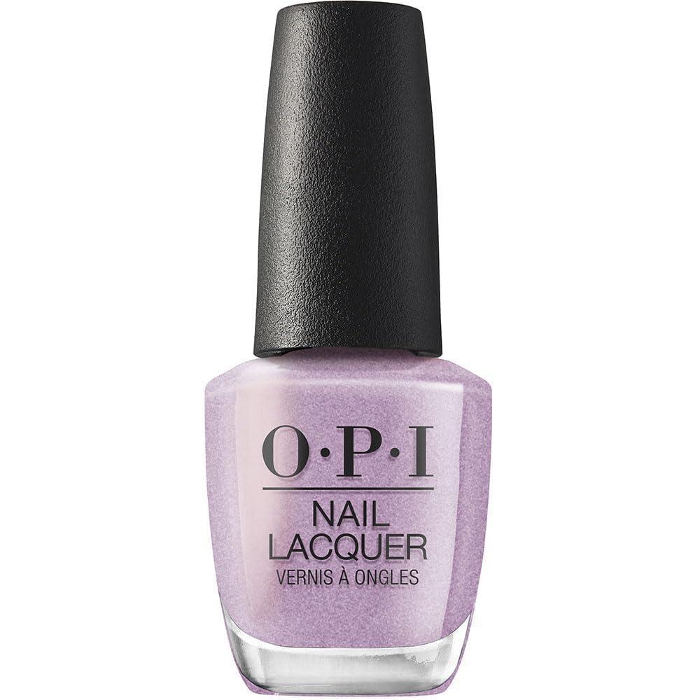 imageOPI Nail Lacquer Classic Nail Polish Colors  Pink amp Purple Shades  Crme Shimmer and Glitter Chip Resistant NailPolish  Fast Drying Streakfree Formula  05 Fl OzSuga Cookie  Sheer Soft Purple Glitter