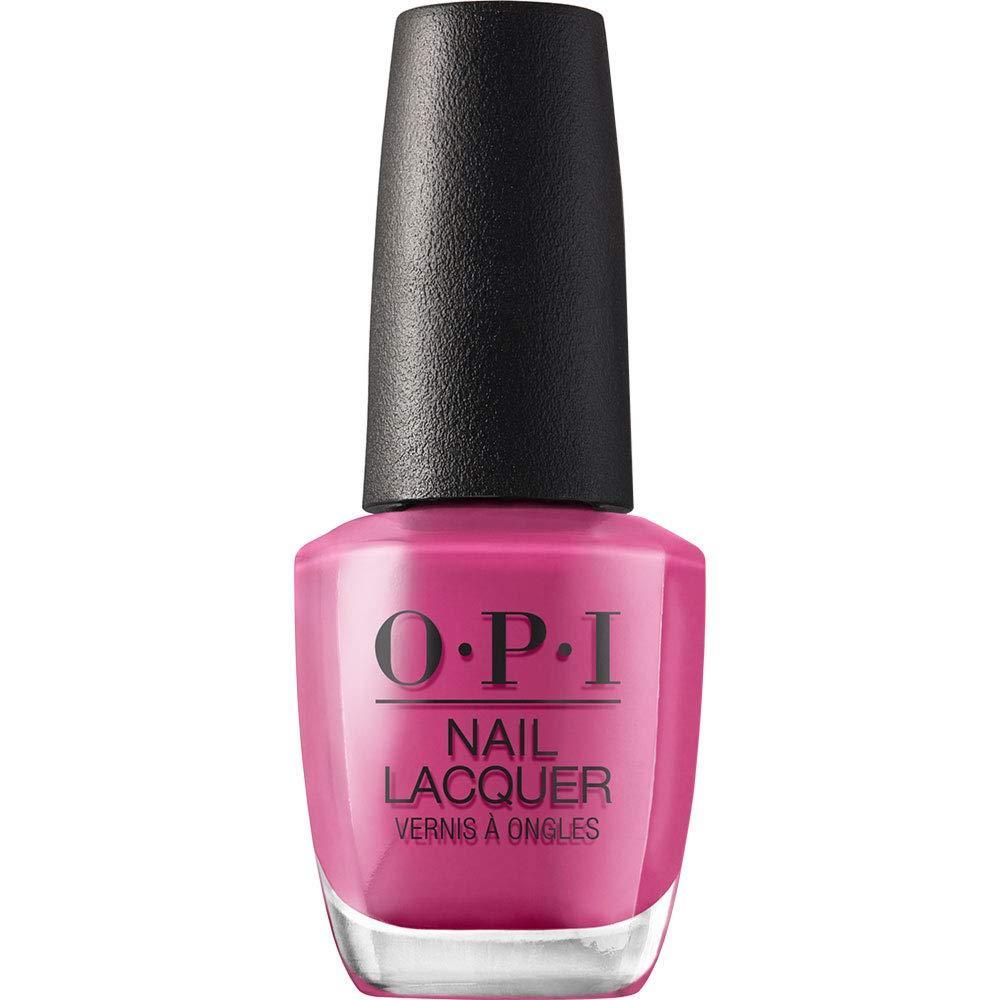 imageOPI Nail Lacquer Classic Nail Polish Colors Pink amp Purple Shades Crme Shimmer and Glitter Chip Resistant NailPolish Fast Drying Streakfree Formula 05 Fl OzNo Turning Back From Pink Street Opaque Bright Pink
