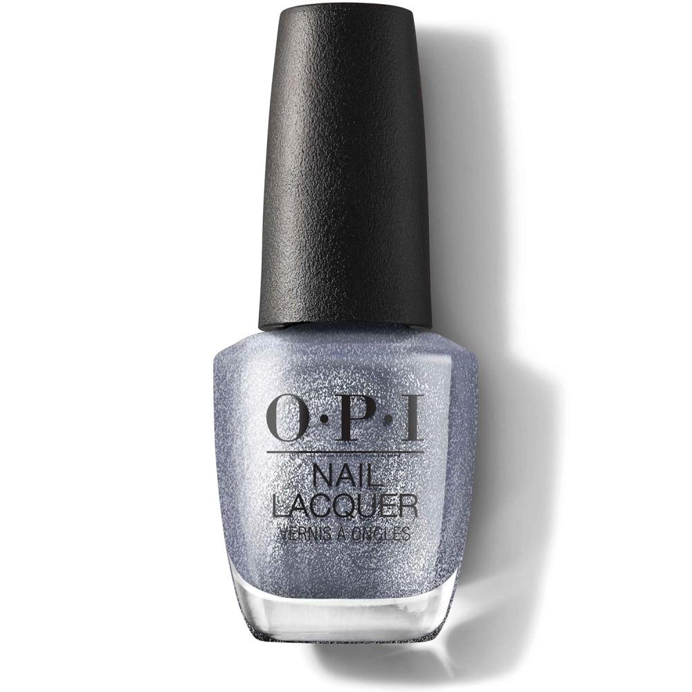 imageOPI Nail Lacquer Classic Nail Polish Colors  White Gray amp Black Shades  Crme Shimmer and Glitter Chip Resistant NailPolish  Fast Drying Streakfree Formula  05 Fl OzOPI Nails the Runway  Opaque Muted Gray Shimmer