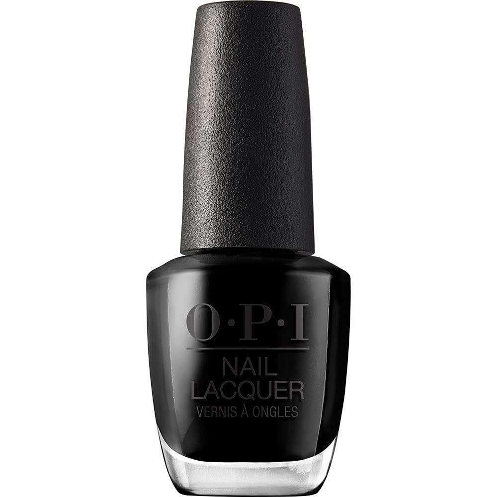 imageOPI Nail Lacquer Classic Nail Polish Colors  White Gray amp Black Shades  Crme Shimmer and Glitter Chip Resistant NailPolish  Fast Drying Streakfree Formula  05 Fl OzBlack Onyx
