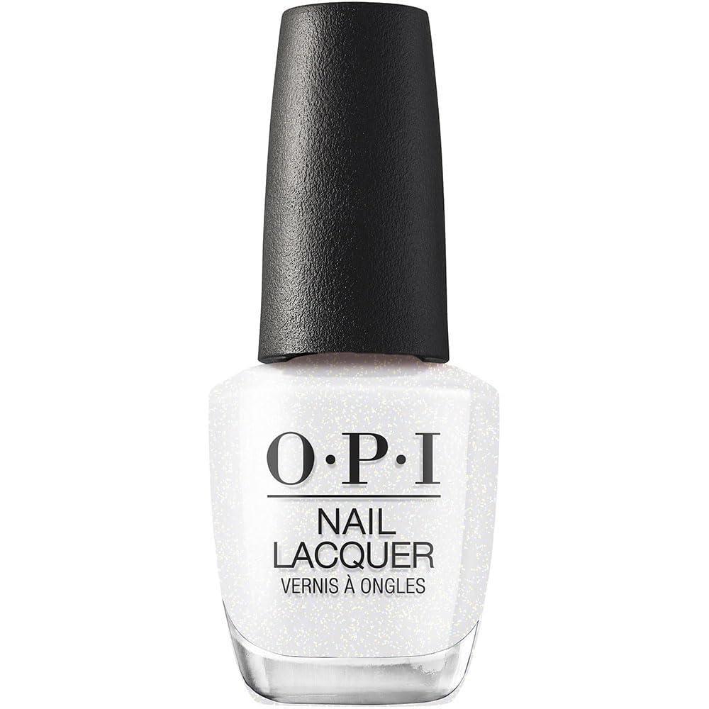 imageOPI Nail Lacquer Classic Nail Polish Colors White Gray amp Black Shades Crme Shimmer and Glitter Chip Resistant NailPolish Fast Drying Streakfree Formula 05 Fl OzSnatchd Silver Sheer Soft White Glitter