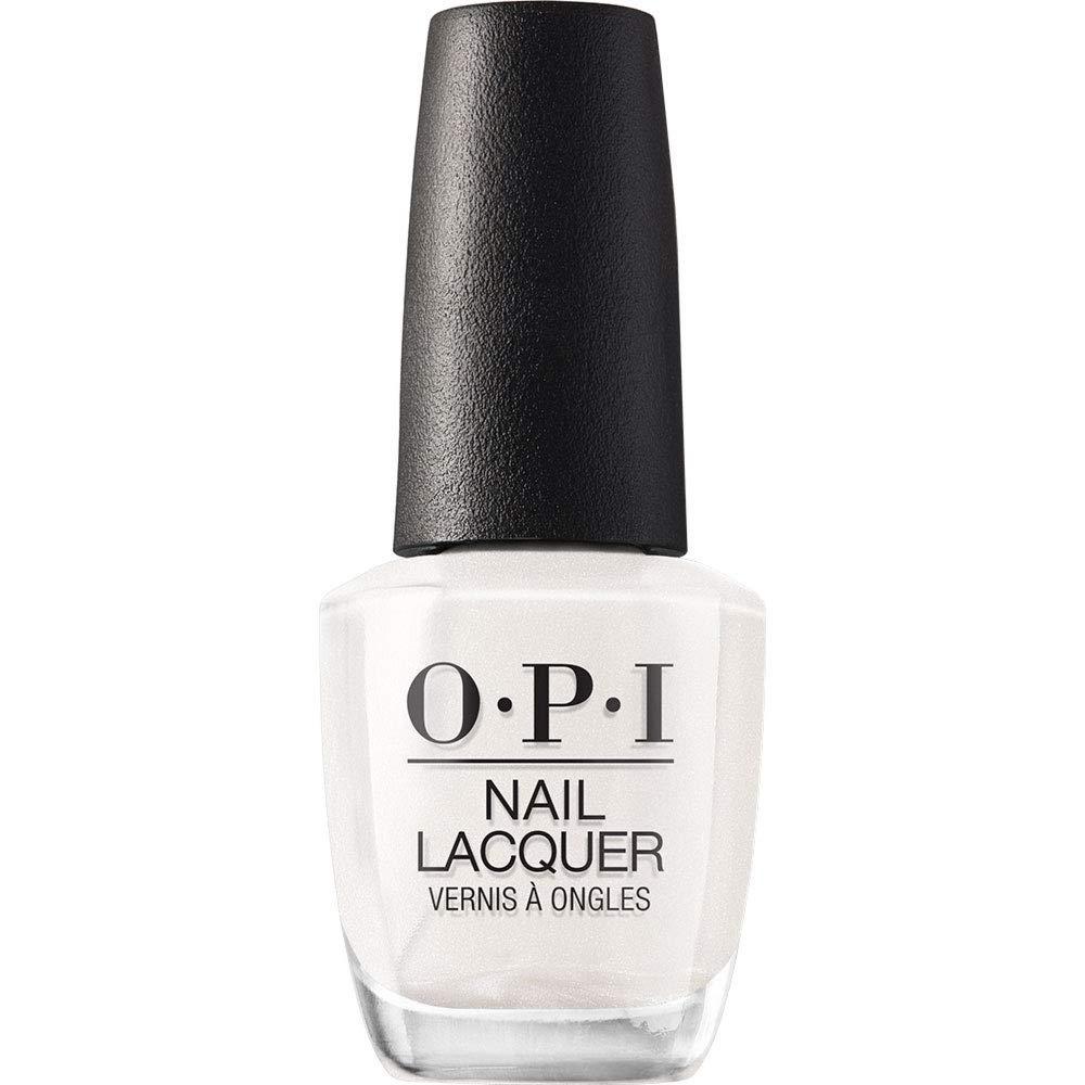 imageOPI Nail Lacquer Classic Nail Polish Colors  White Gray amp Black Shades  Crme Shimmer and Glitter Chip Resistant NailPolish  Fast Drying Streakfree Formula  05 Fl OzKyoto Pearl  Opaque Soft White Pearl