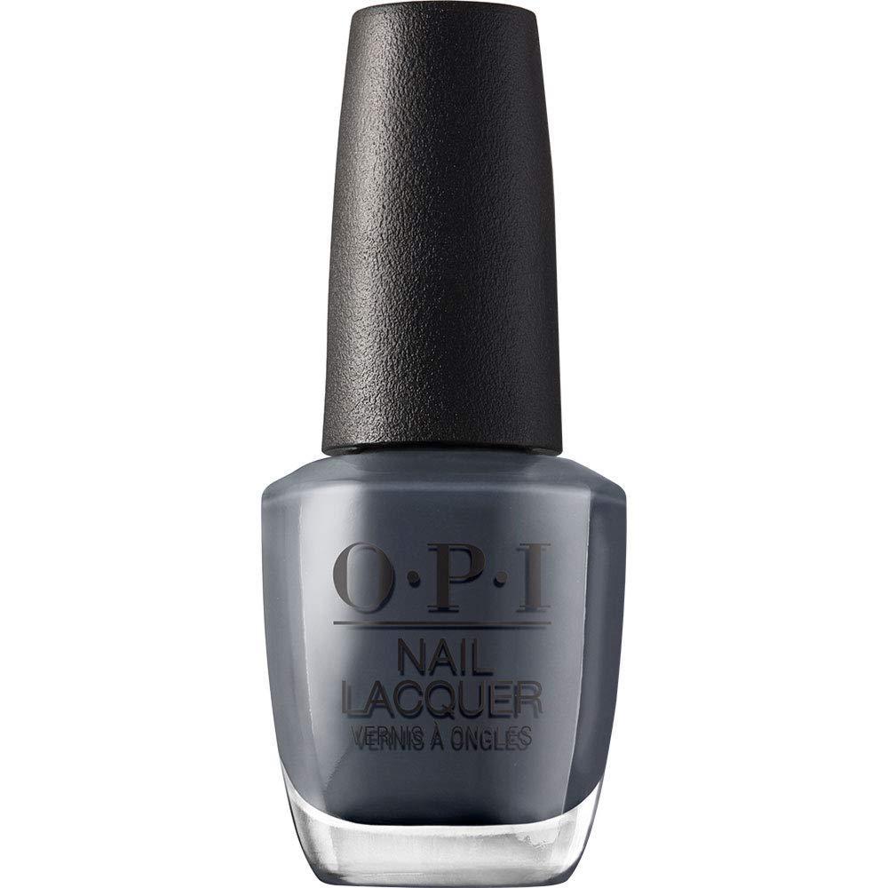 imageOPI Nail Lacquer Classic Nail Polish Colors White Gray amp Black Shades Crme Shimmer and Glitter Chip Resistant NailPolish Fast Drying Streakfree Formula 05 Fl OzRubaPubPub Opaque Dark Gray