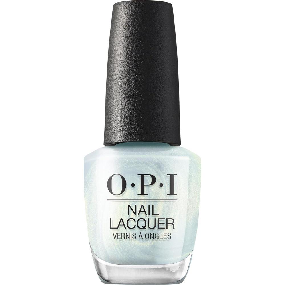imageOPI Nail Lacquer Classic Nail Polish Colors  White Gray amp Black Shades  Crme Shimmer and Glitter Chip Resistant NailPolish  Fast Drying Streakfree Formula  05 Fl OzAir We Go  Sheer Pastel Sky Blue Shimmer