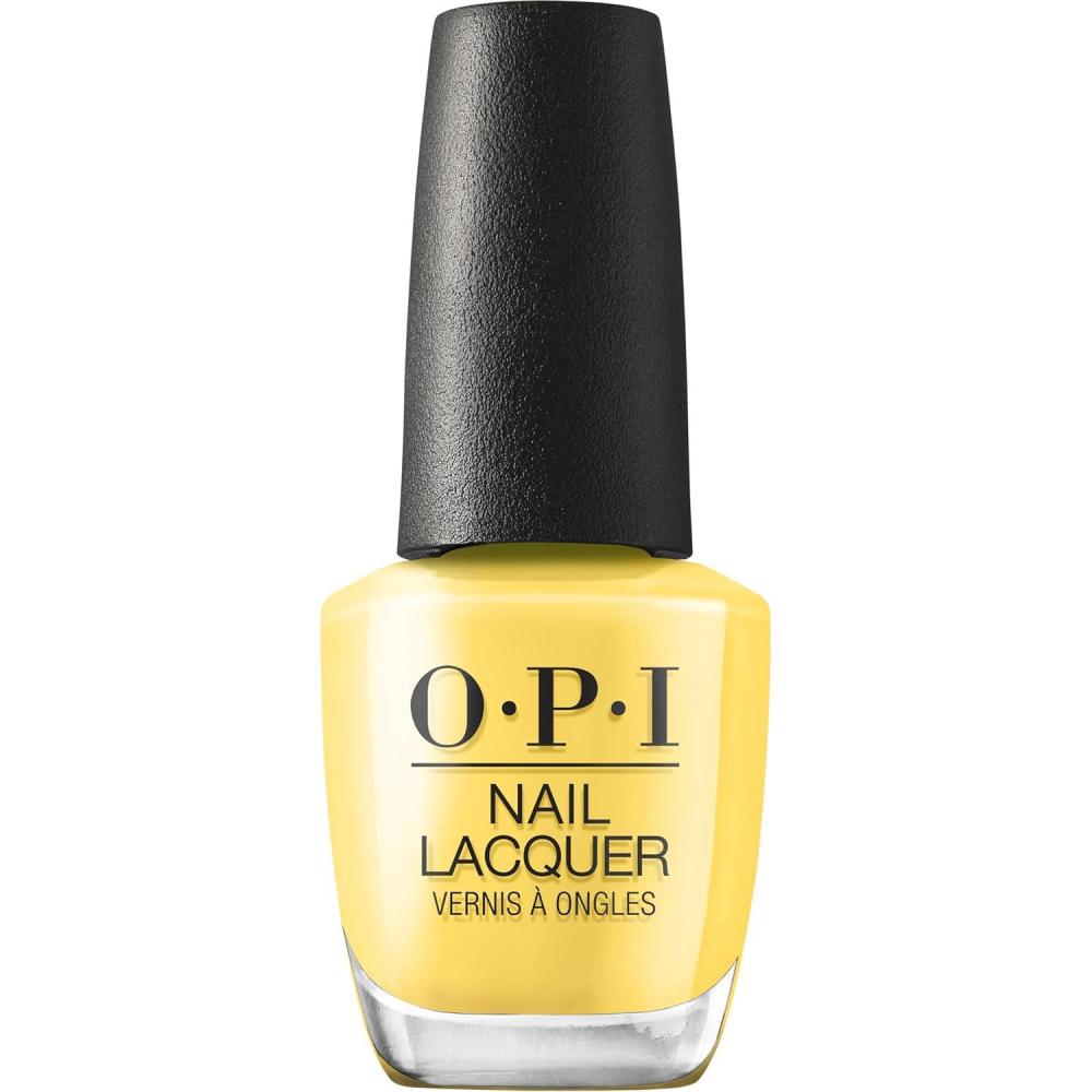 imageOPI Nail Lacquer Classic Nail Polish Colors Yellow amp Orange Shades Crme Shimmer and Glitter Chip Resistant NailPolish Fast Drying Streakfree Formula 05 Fl OzDaffodil Duck Walk Opaque Bright Yellow