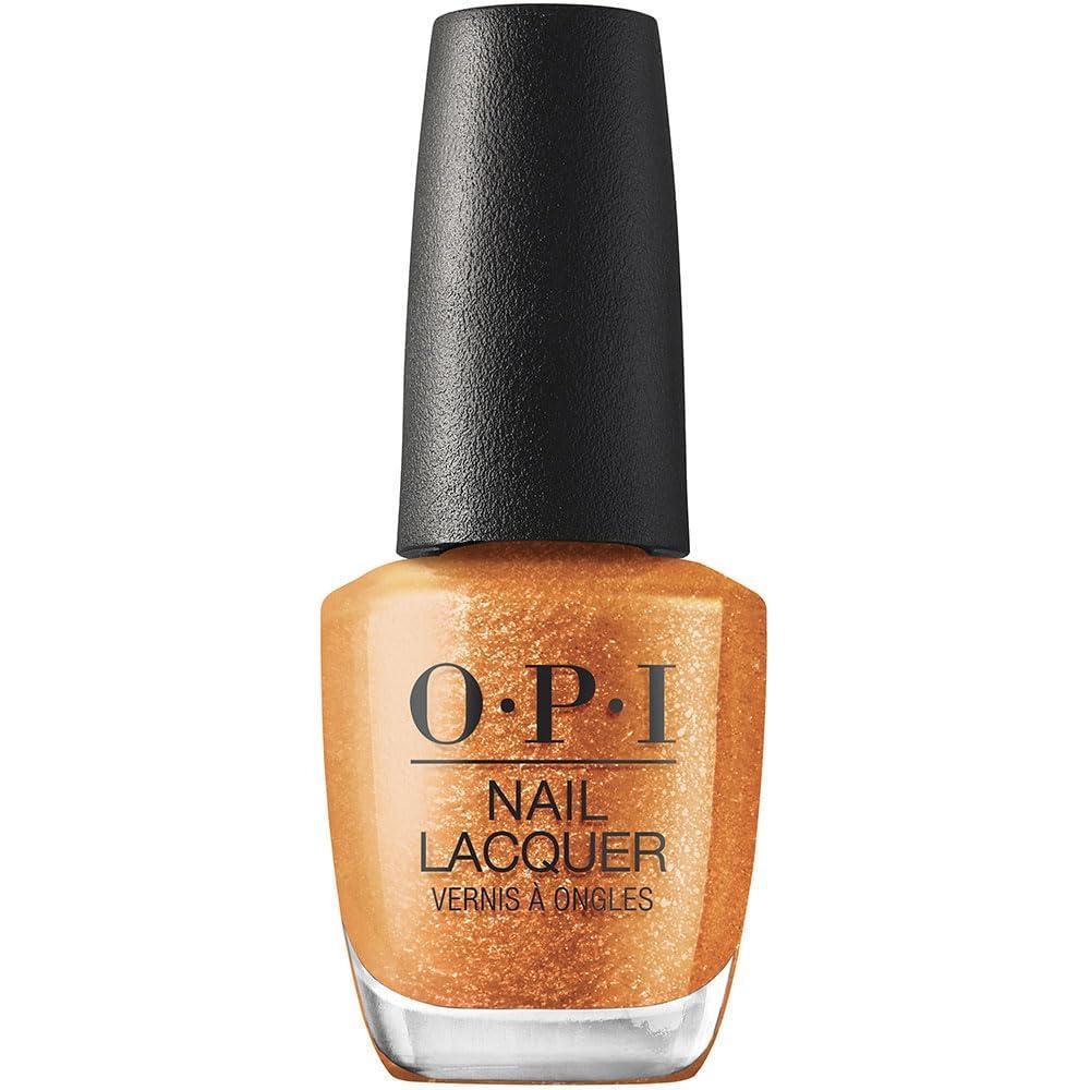 imageOPI Nail Lacquer Classic Nail Polish Colors  Yellow amp Orange Shades  Crme Shimmer and Glitter Chip Resistant NailPolish  Fast Drying Streakfree Formula  05 Fl OzgLITter  Sheer Bright Orange Glitter