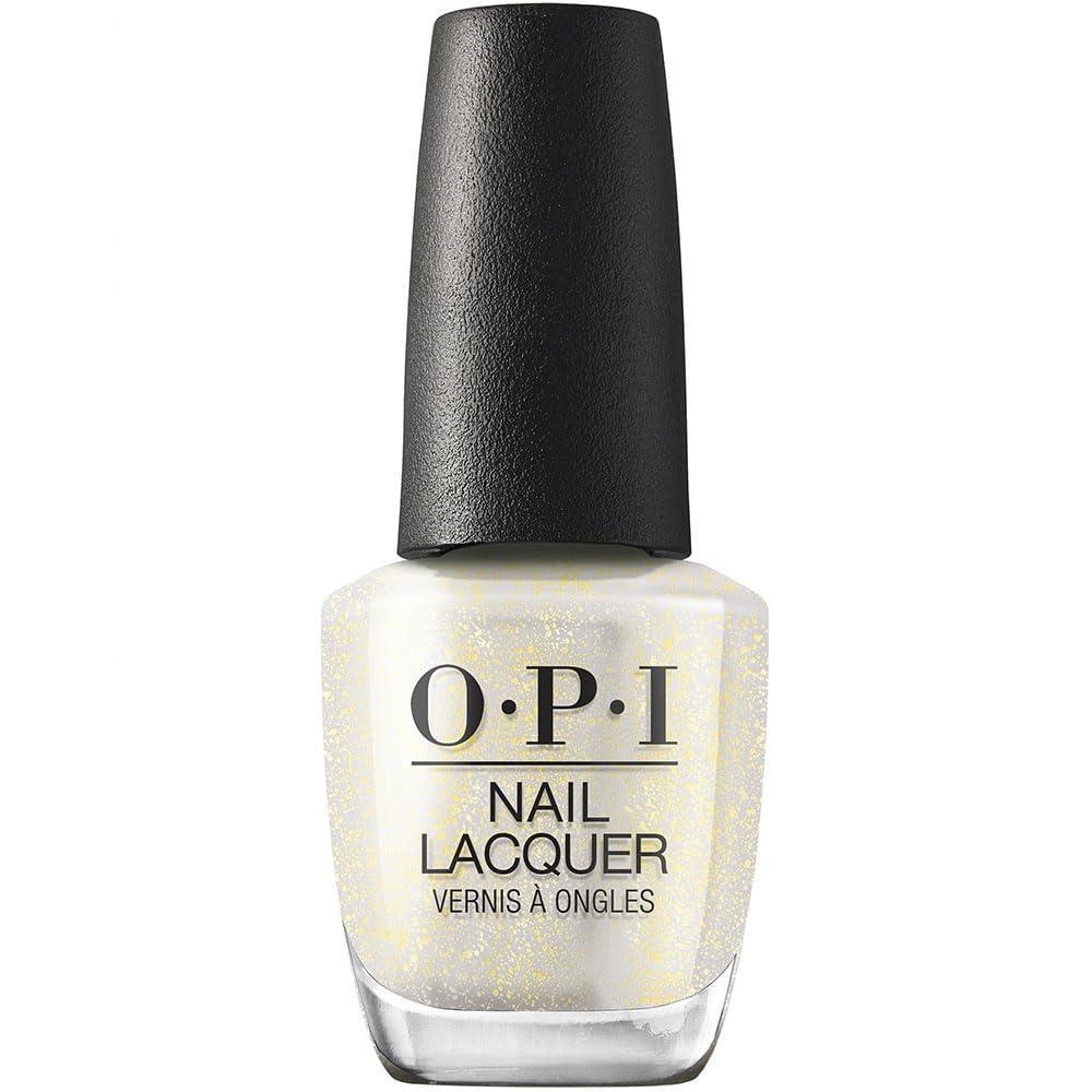 imageOPI Nail Lacquer Classic Nail Polish Colors Yellow amp Orange Shades Crme Shimmer and Glitter Chip Resistant NailPolish Fast Drying Streakfree Formula 05 Fl OzGliterally Shimmer Sheer Soft Gold Glitter