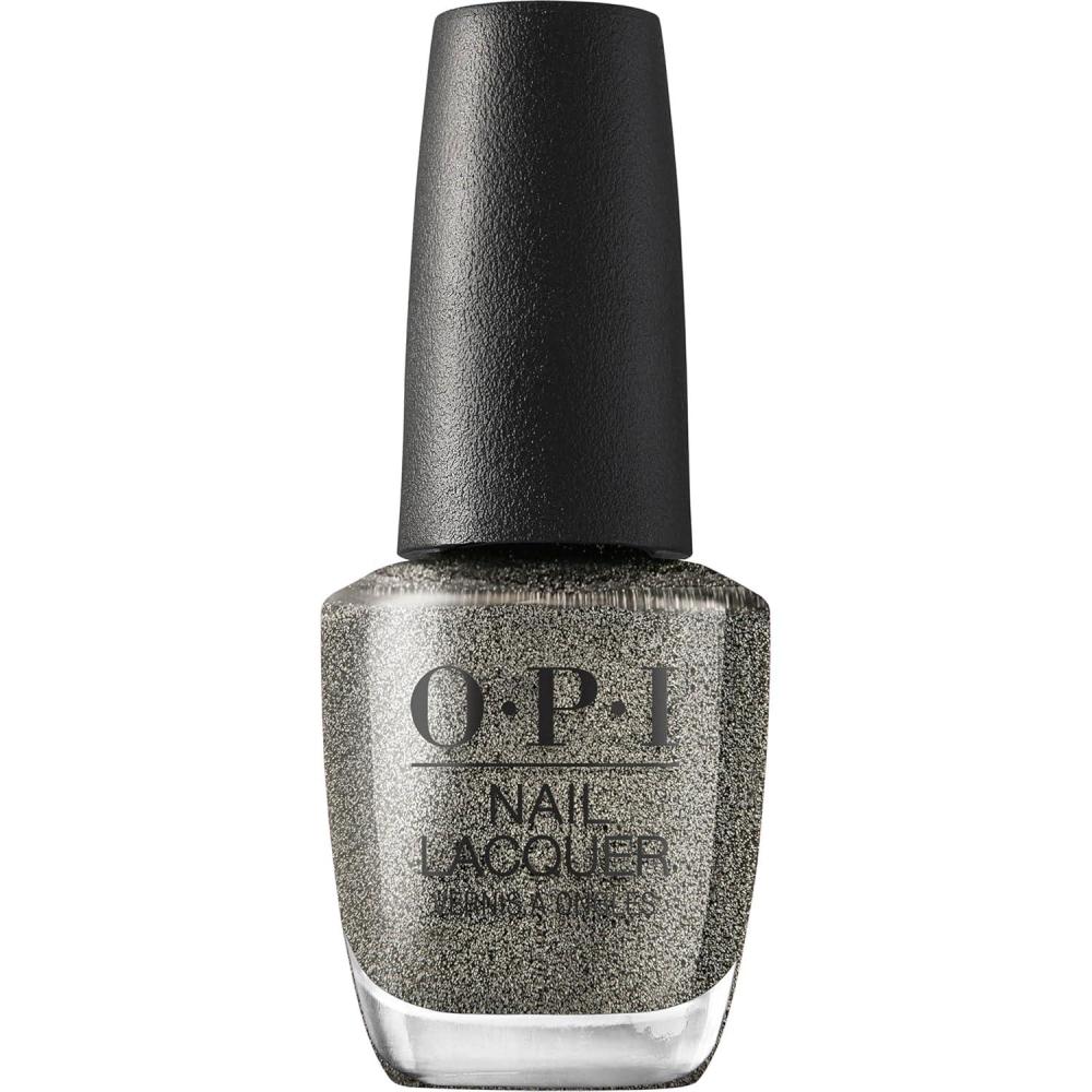 imageOPI Nail Lacquer Nail Polish Colors  SemiSheer Opaque amp Shimmer Winter Shades  Fast Drying Streak Free amp Chip Resistant Wear  Good Enough to Treat Collection  Holiday 2025Tempted to Lickorice  Opaque Dark Cool Gray Shimmer