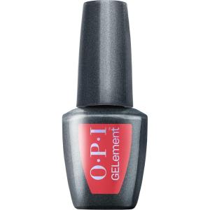 OPI GELement LED Cure Gel Nail Polish System | DIY Salon Quality | Assorted Colors, Base & Top Coat | LED Curing Lamp | Starter Kit + Prep Supplies | Sold Separately | Vegan | Soak Off Removal(Special O-Cajun | Opaque Bright Coral Red Crème)