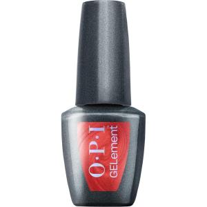 OPI GELement LED Cure Gel Nail Polish System | DIY Salon Quality | Assorted Colors, Base & Top Coat | LED Curing Lamp | Starter Kit + Prep Supplies | Sold Separately | Vegan | Soak Off Removal(Loves Me  Loves Me Hot | Semi-Sheer Bright Red Silver Shimmer)