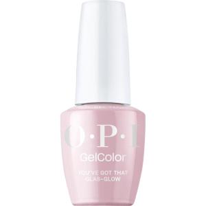 OPI GelColor LED Cure Gel Nail Polish | Nude & Brown Shades | Salon-Quality Shine, Long-Lasting Wear | Easily Soak Off Removal | Vegan & HEMA Free | 0.5 Fl Oz(You’ve Got that Glas-glow | Opaque Light Neutral Pink)