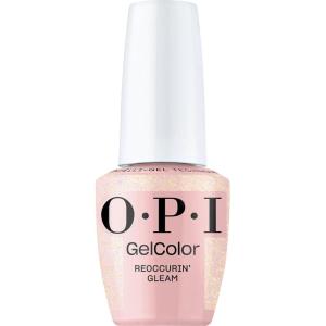 OPI GelColor LED Cure Gel Nail Polish | Pink & Purple Shades | Salon-Quality Shine, Long-Lasting Wear | Easily Soak Off Removal | Vegan & HEMA Free | 0.5 Fl Oz(Reoccurin’ Gleam | Sheer Pastel Pink Shimmer)