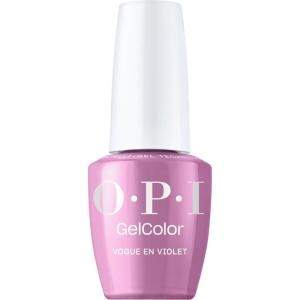 OPI GelColor LED Cure Gel Nail Polish | Pink & Purple Shades | Salon-Quality Shine, Long-Lasting Wear | Easily Soak Off Removal | Vegan & HEMA Free | 0.5 Fl Oz(Vogue en Violet | Opaque Soft Purple)