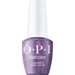 OPI GelColor LED Cure Gel Nail Polish | Pink & Purple Shades | Salon-Quality Shine, Long-Lasting Wear | Easily Soak Off Removal | Vegan & HEMA Free | 0.5 Fl Oz(Leonardo’s Model Color | Opaque Dark Purple Shimmer)