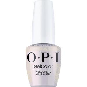 OPI GelColor LED Cure Gel Nail Polish | Pink & Purple Shades | Salon-Quality Shine, Long-Lasting Wear | Easily Soak Off Removal | Vegan & HEMA Free | 0.5 Fl Oz(Welcome to Your Whirl | Sheer Pastel Lavender Shimmer)