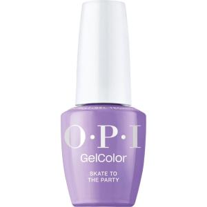 OPI GelColor LED Cure Gel Nail Polish | Pink & Purple Shades | Salon-Quality Shine, Long-Lasting Wear | Easily Soak Off Removal | Vegan & HEMA Free | 0.5 Fl Oz(Skate to the Party | Opaque Bright Purple)
