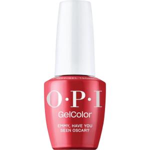 OPI GelColor LED Cure Gel Nail Polish | Red Shades | Salon-Quality Shine, Long-Lasting Wear | Easily Soak Off Removal | Vegan & HEMA Free | 0.5 Fl Oz(Emmy  Have You Seen Oscar? | Opaque Bright Cool Red)