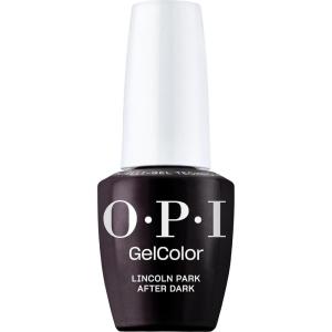 OPI GelColor LED Cure Gel Nail Polish | White, Gray & Black Shades | Salon-Quality Shine, Long-Lasting Wear | Easily Soak Off Removal | Vegan & HEMA Free | 0.5 Fl Oz(Lincoln Park After Dark | Opaque Dark Cool Purple)