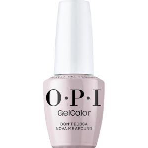 OPI GelColor LED Cure Gel Nail Polish | White, Gray & Black Shades | Salon-Quality Shine, Long-Lasting Wear | Easily Soak Off Removal | Vegan & HEMA Free | 0.5 Fl Oz(Don’t Bossa Nova Me Around | Opaque Cool Neutral Purple-Gray)