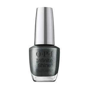 OPI Infinite Shine Nail Polish | Whites, Grays & Blacks | Gel-like Wear & Shine | Vegan, Long Lasting, Streak Free(Get in Platform-ation | Opaque Dark Midnight Blue Silver Shimmer)