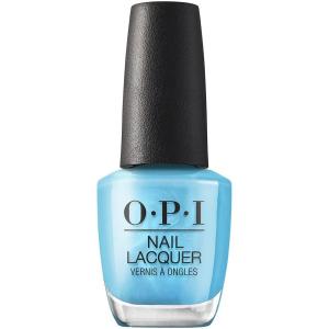 OPI Nail Lacquer Classic Nail Polish Colors | Blue & Green Shades | Crème, Shimmer, and Glitter Chip Resistant Nail-Polish | Fast Drying, Streak-free Formula | 0.5 Fl Oz(Surf Naked​ | Sheer Pearl Blue)