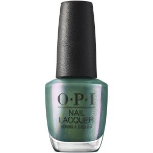 OPI Nail Lacquer Classic Nail Polish Colors | Blue & Green Shades | Crème, Shimmer, and Glitter Chip Resistant Nail-Polish | Fast Drying, Streak-free Formula | 0.5 Fl Oz(Feelin’ Capricorn-y | Sheer Dark Green Shimmer)
