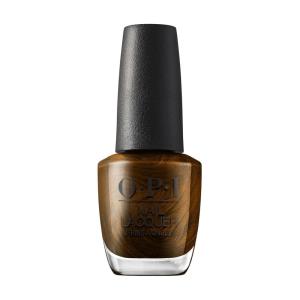 OPI Nail Lacquer Classic Nail Polish Colors | Nude & Brown Shades | Crème, Shimmer, and Glitter Chip Resistant Nail-Polish | Fast Drying, Streak-free Formula | 0.5 Fl Oz(Band Tease | Semi-Sheer Dark Gold Brown Metallic)
