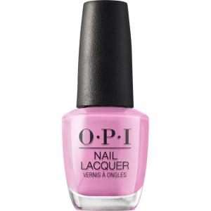 OPI Nail Lacquer Classic Nail Polish Colors | Pink & Purple Shades | Crème, Shimmer, and Glitter Chip Resistant Nail-Polish | Fast Drying, Streak-free Formula | 0.5 Fl Oz(Lucky Lucky Lavender | Opaque Soft Purple)