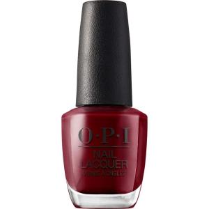 OPI Nail Lacquer Classic Nail Polish Colors | Red Shades | Crème, Shimmer, and Glitter Chip Resistant Nail-Polish | Fast Drying, Streak-free Formula | 0.5 Fl Oz(We the Female | Opaque Dark Red)