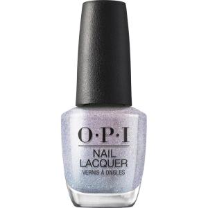 OPI Nail Lacquer Classic Nail Polish Colors | White, Gray & Black Shades | Crème, Shimmer, and Glitter Chip Resistant Nail-Polish | Fast Drying, Streak-free Formula | 0.5 Fl Oz(Case of Glamnesia | Sheer Pastel Silver Shimmer)