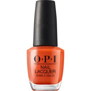 OPI Nail Lacquer Classic Nail Polish Colors | Yellow & Orange Shades | Crème, Shimmer, and Glitter Chip Resistant Nail-Polish | Fast Drying, Streak-free Formula | 0.5 Fl Oz(Suzi Needs a Loch-smith | Opaque Dark Orange)