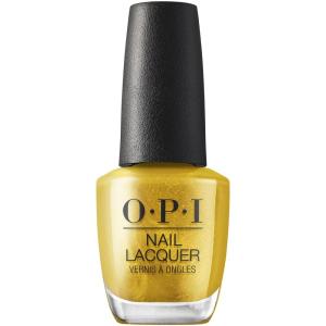 OPI Nail Lacquer Classic Nail Polish Colors | Yellow & Orange Shades | Crème, Shimmer, and Glitter Chip Resistant Nail-Polish | Fast Drying, Streak-free Formula | 0.5 Fl Oz(Metallic Rewind)