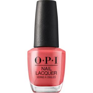 OPI Nail Lacquer Classic Nail Polish Colors | Yellow & Orange Shades | Crème, Shimmer, and Glitter Chip Resistant Nail-Polish | Fast Drying, Streak-free Formula | 0.5 Fl Oz(My Address is “Hollywood” | Opaque Bright Pink Shimmer)