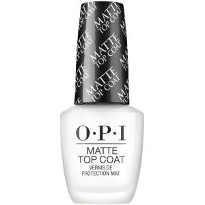 OPI Nail Lacquer Top Coat | Clear Nail Polish Top Coats | Classic, Quick Drying, High Shine, Gel-like Volumizing, & Matte Finish | Chip Resistant, High-Gloss, Long Lasting, Protects Color & Nails(OPI Top Coat  Matte Finish)