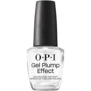 OPI Nail Lacquer Top Coat | Clear Nail Polish Top Coats | Classic, Quick Drying, High Shine, Gel-like Volumizing, & Matte Finish | Chip Resistant, High-Gloss, Long Lasting, Protects Color & Nails(OPI Gel Plump Effect Top Coat  Plumping & Volumizing)
