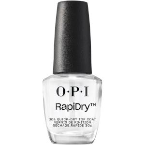 OPI Nail Lacquer Top Coat | Clear Nail Polish Top Coats | Classic, Quick Drying, High Shine, Gel-like Volumizing, & Matte Finish | Chip Resistant, High-Gloss, Long Lasting, Protects Color & Nails(RapiDry Top Coat  Quick-Drying Formula)