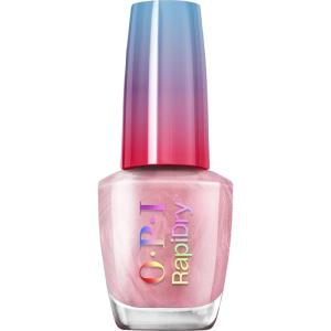 OPI RapiDry Quick Dry Nail Polish Colors | Opaque, Crème, & Shimmer Winter Shades | Smudge Proof, and Fast Drying in 60 Seconds | Vegan Formula | Snow Time to Waste | Holiday 2025(Flash n’ Flirty | Light Pink Shimmer)