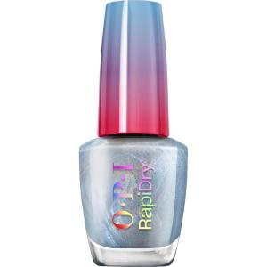 OPI RapiDry Quick Dry Nail Polish Colors | Opaque, Crème, & Shimmer Winter Shades | Smudge Proof, and Fast Drying in 60 Seconds | Vegan Formula | Snow Time to Waste | Holiday 2025(Freeze n’ Thank You | Soft Blue Pearl)