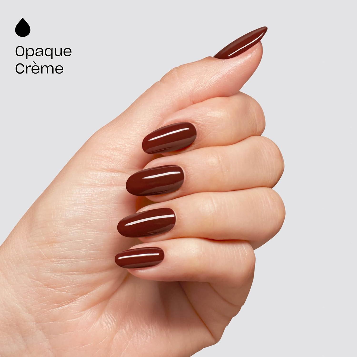 imageOPI GelColor SemiSheer Opaque amp Shimmer Winter Shades Long Lasting UV Cure Gel Nail Polish with High Shine Vegan amp HEMA Free Good Enough to Treat Collection Holiday 2025Starzipan on the Tree Opaque Warm Dark Brown Crme