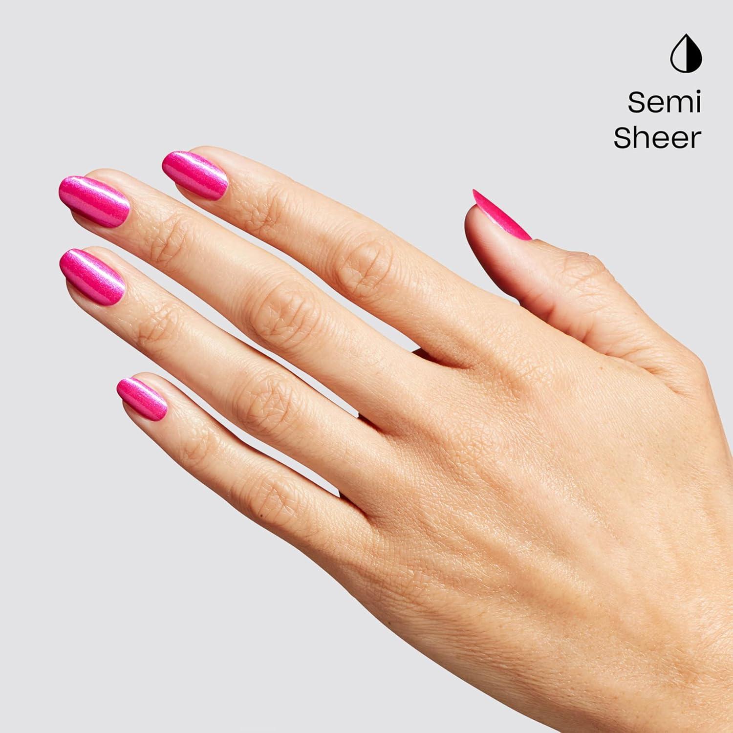 imageOPI GelColor SemiSheer Opaque amp Shimmer Winter Shades Long Lasting UV Cure Gel Nail Polish with High Shine Vegan amp HEMA Free Good Enough to Treat Collection Holiday 2025Lollypoppin Bubblegum SemiSheer Bright Cool Shimmer