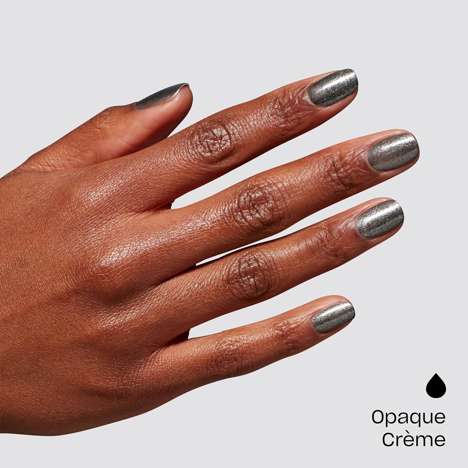 imageOPI GelColor SemiSheer Opaque amp Shimmer Winter Shades Long Lasting UV Cure Gel Nail Polish with High Shine Vegan amp HEMA Free Good Enough to Treat Collection Holiday 2025Tempted to Lickorice Opaque Dark Cool Gray Shimmer
