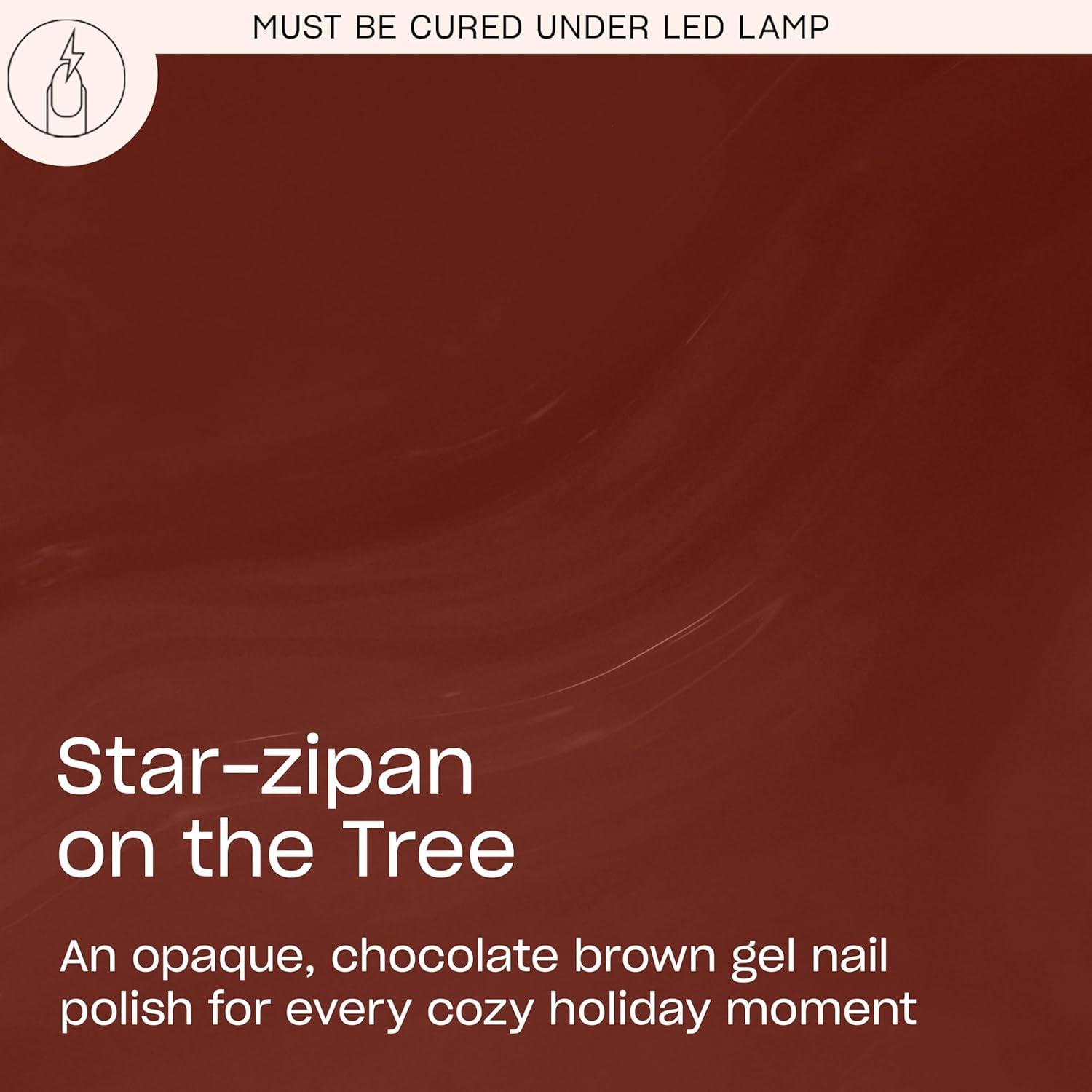 imageOPI GelColor SemiSheer Opaque amp Shimmer Winter Shades Long Lasting UV Cure Gel Nail Polish with High Shine Vegan amp HEMA Free Good Enough to Treat Collection Holiday 2025Starzipan on the Tree Opaque Warm Dark Brown Crme